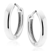Cercei rotunzi argint Ø13 mm Creole DiAmanti Z2172DER-DIA